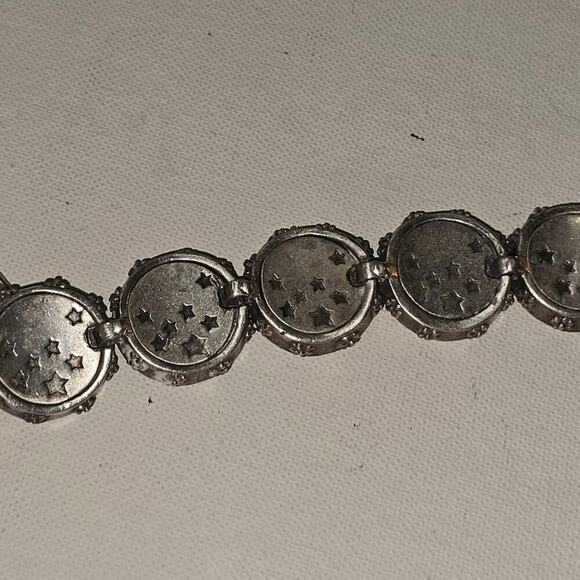 Lucky brand Silver Star Charm Disc Bracelet - Picture 3 of 7